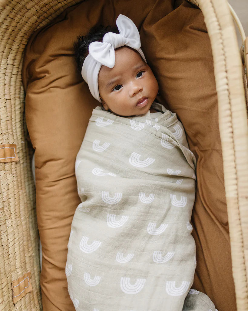 Rainbow swaddle blanket sale